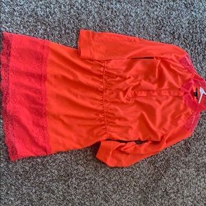 Victoria secret coral/orange dress